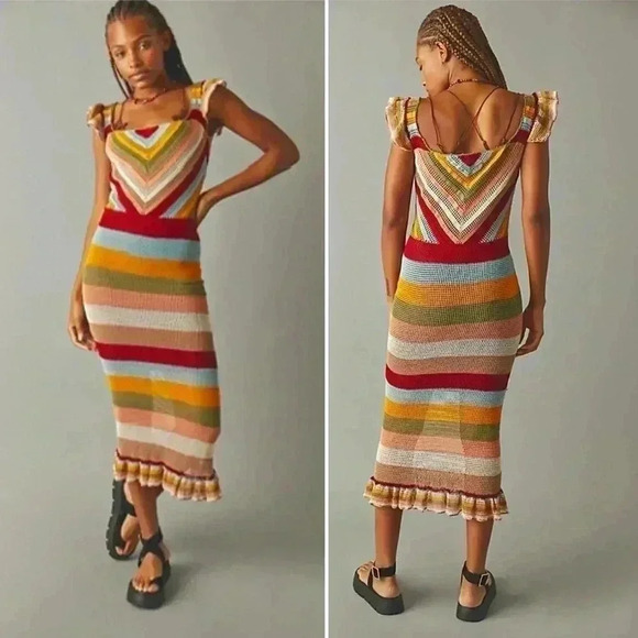 Free People Dresses & Skirts - NWT‎ - Carolina K for Free People Paradise Crochet Dress
Size Medium